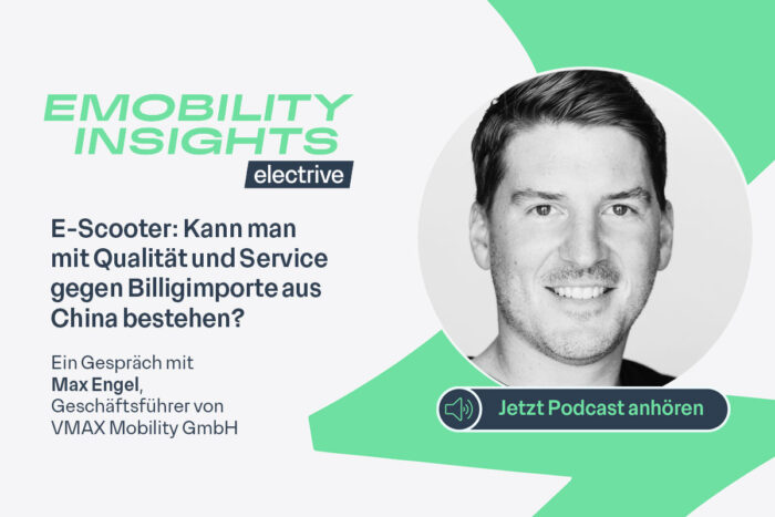 Electrive podcast emobility insights beitragsbild max engel vmax 1200x800px