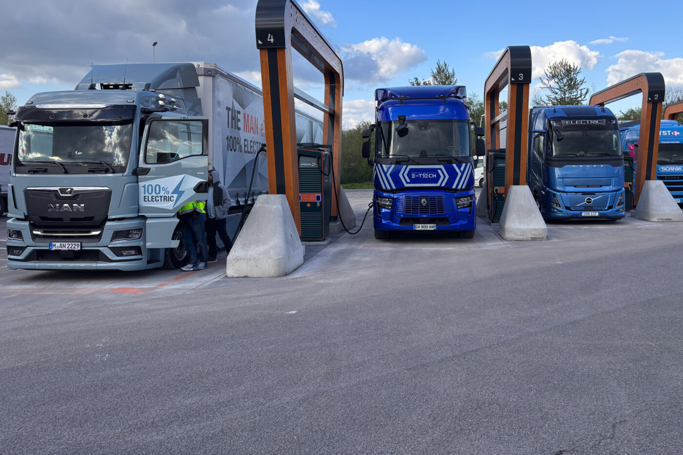 Milence ladepark kassel e lkw peter schwierz hintergrund background