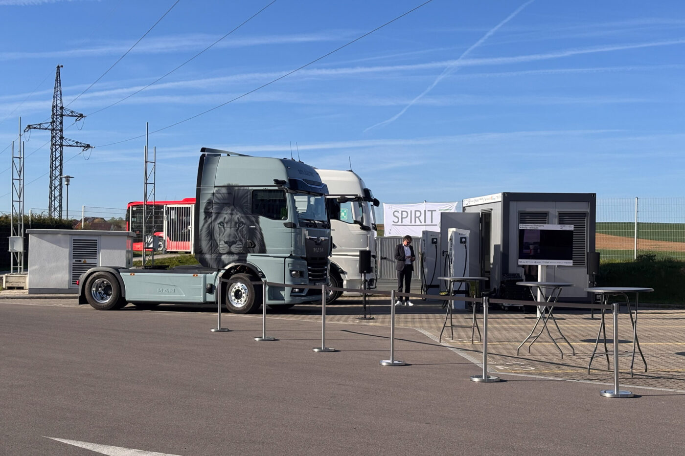 Spirit e bidi laden lkw