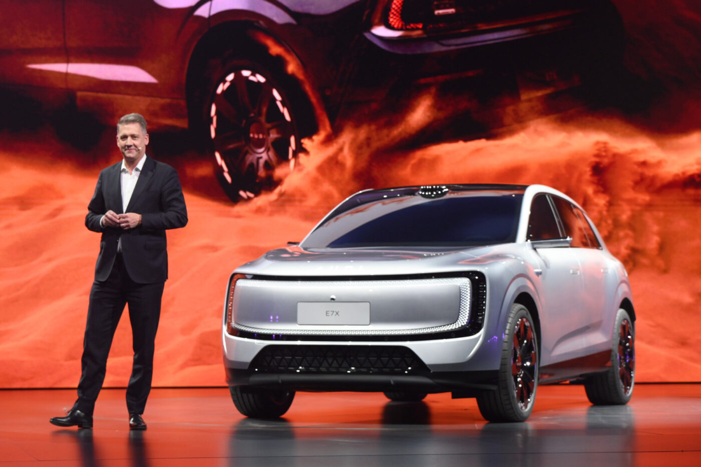 Volkswagen group night auto china audi e7x