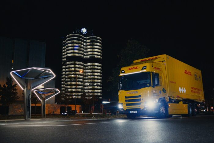 Bmw dhl scania e lkw range extender