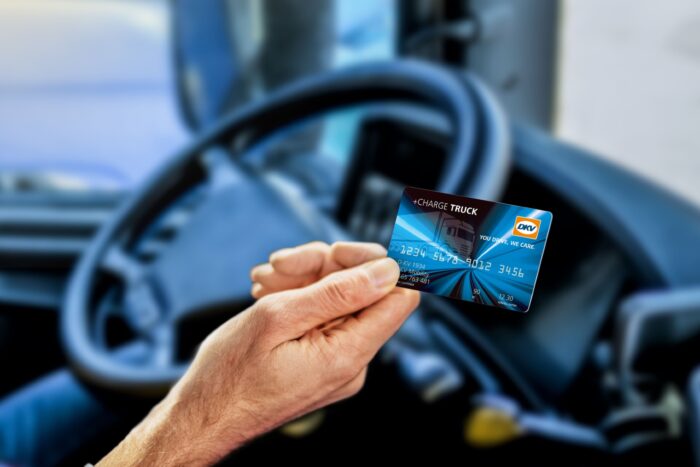 Dkv card charge truck