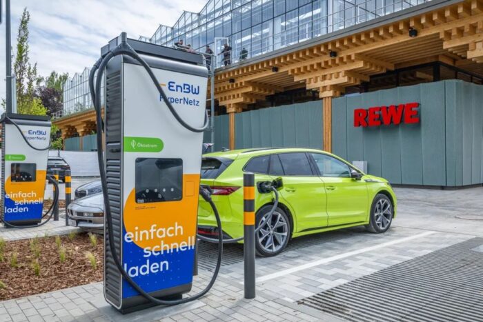 Enbw ladestation rewe
