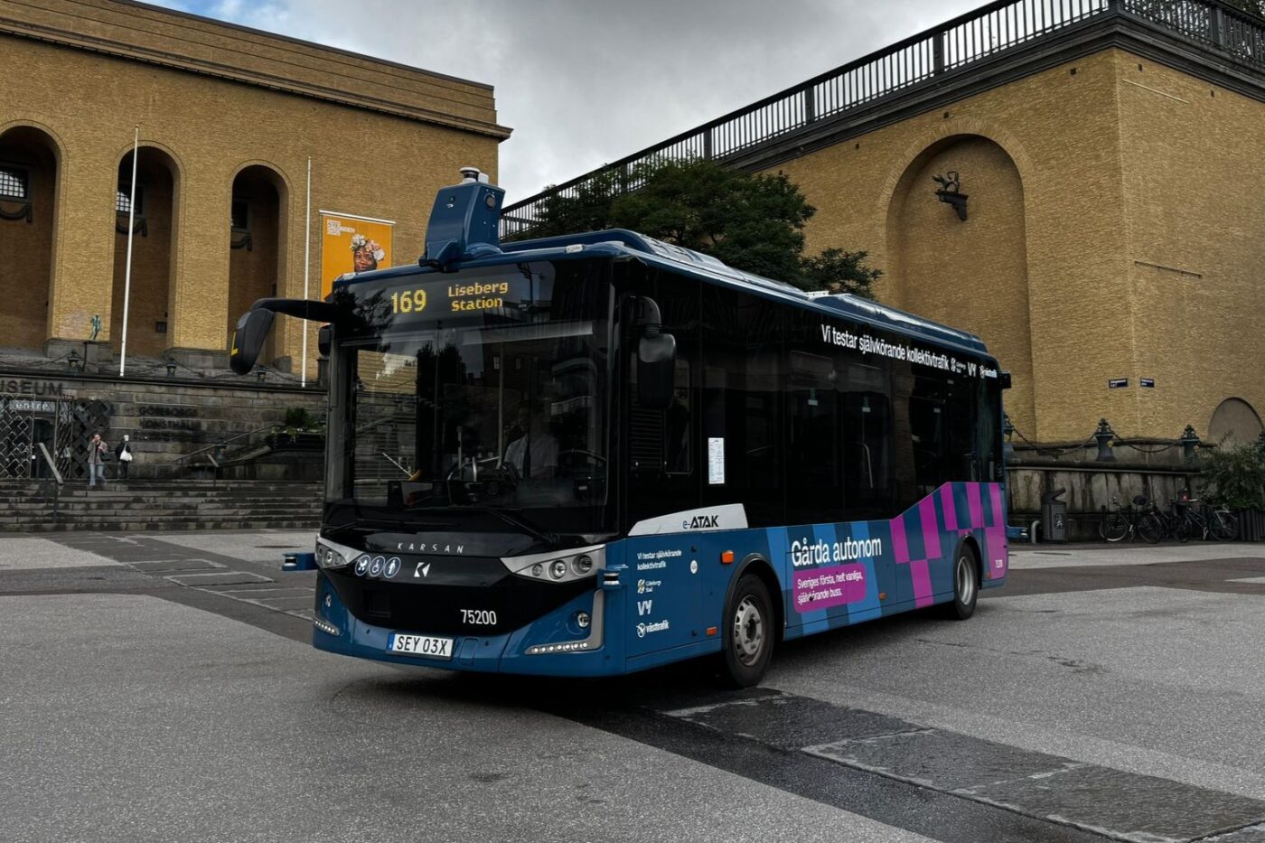 Karsan e atak autonomer bus goeteborg