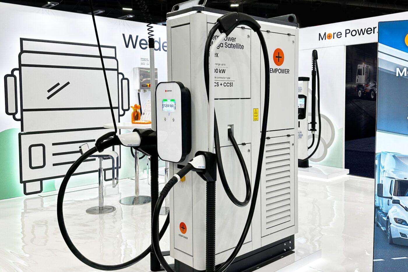 Kempower mega satellite flex mcs ccs ladestation dispenser