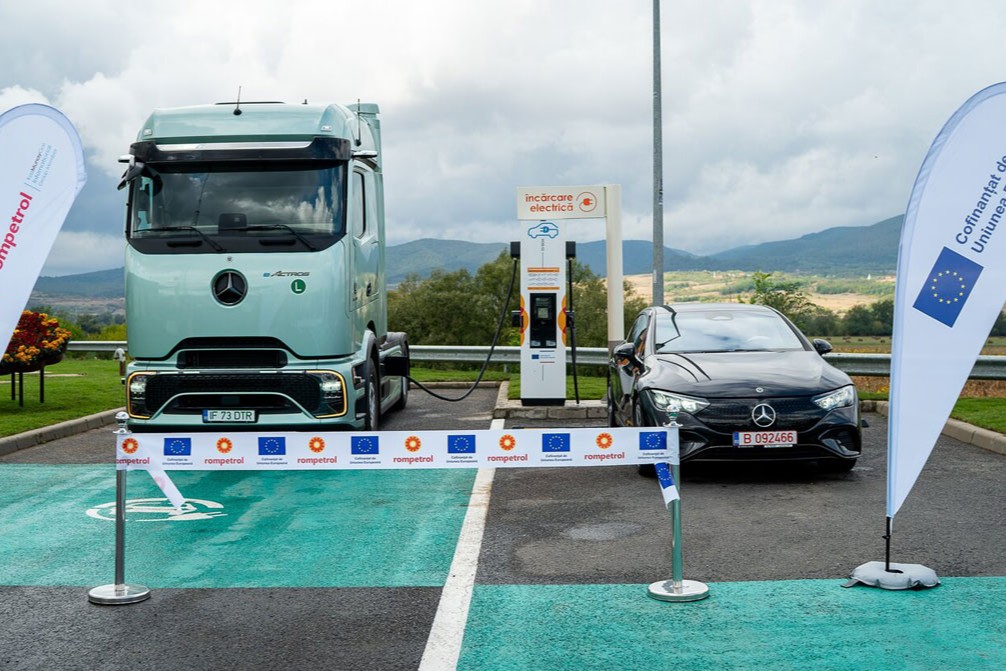 Rompetrol ladestation charging station rumaenien romania