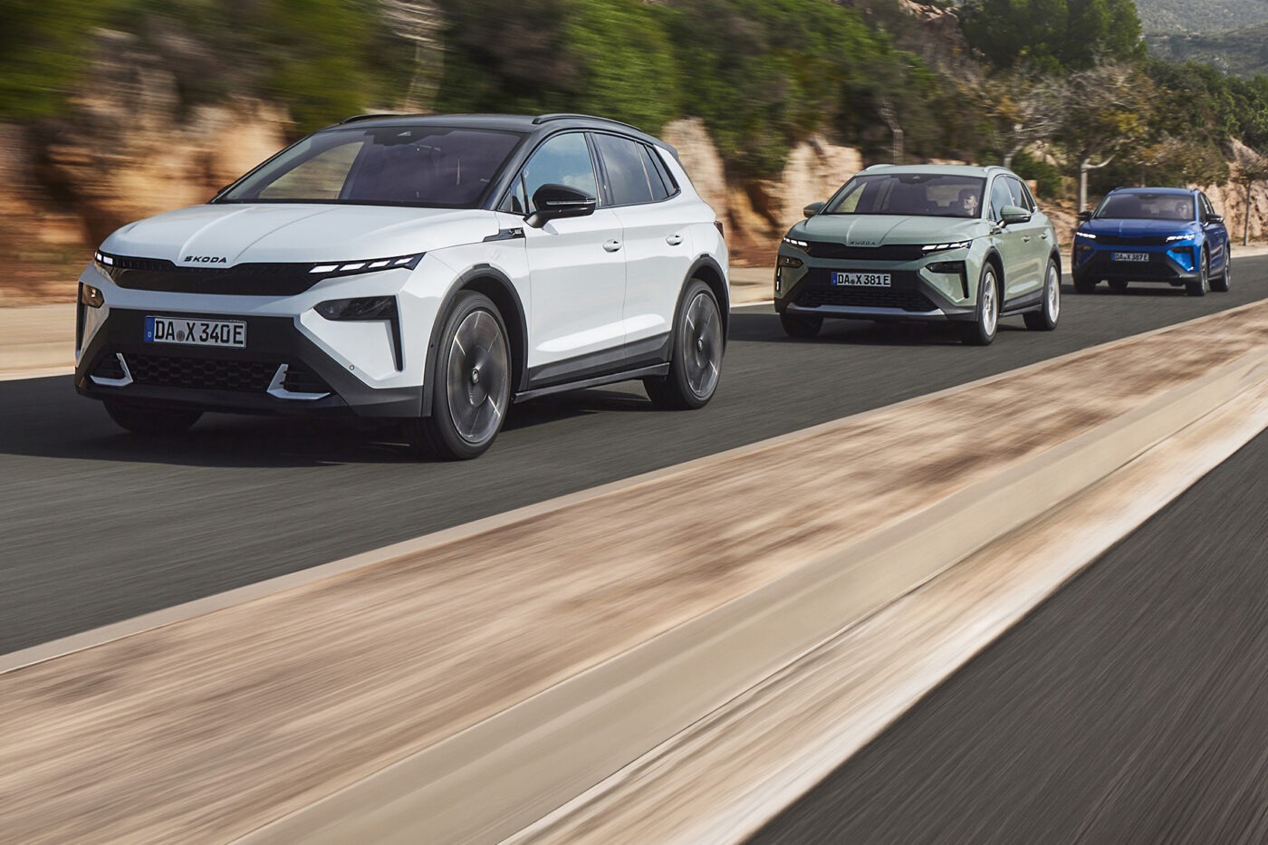 Skoda elroq family hintergrund background
