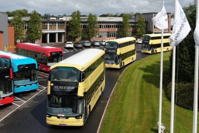 Wrightbus elektrobus electric bus manchester