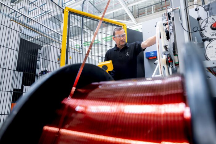 Mercedes benz yasa axialflussmotor produktion berlin