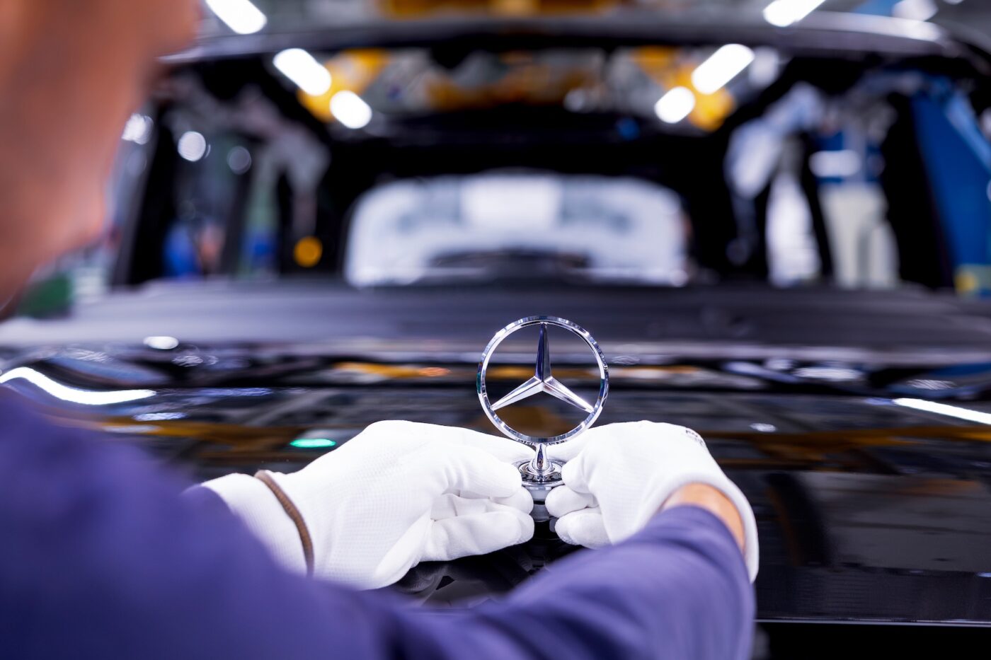 Produktion mercedes benz vle vitoria mit stern
