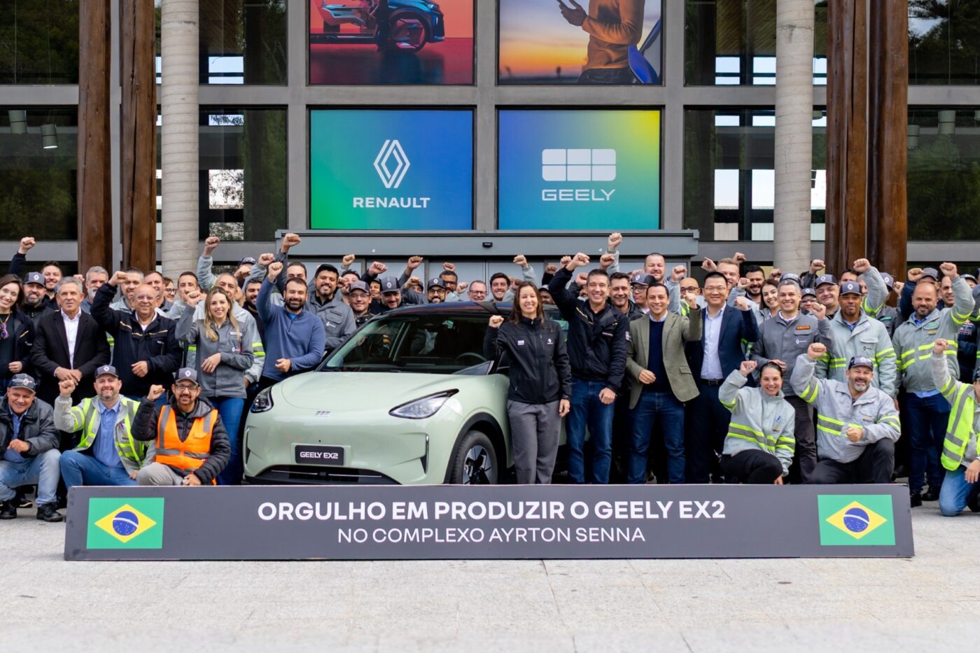 Produktionsstart geely ex2 renault brasilien