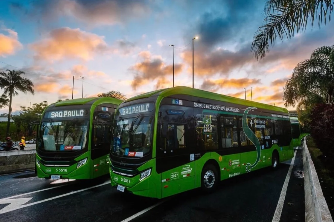 Sao paolo byd elektrobus brasilien