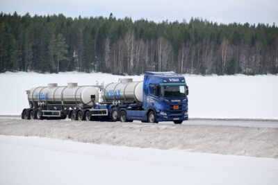 Scania wibax e lkw schweden schnee