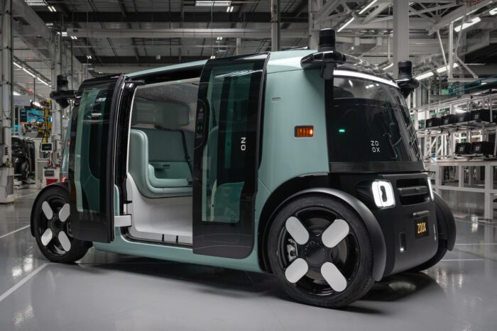 Zoox robotaxi facelift produktion