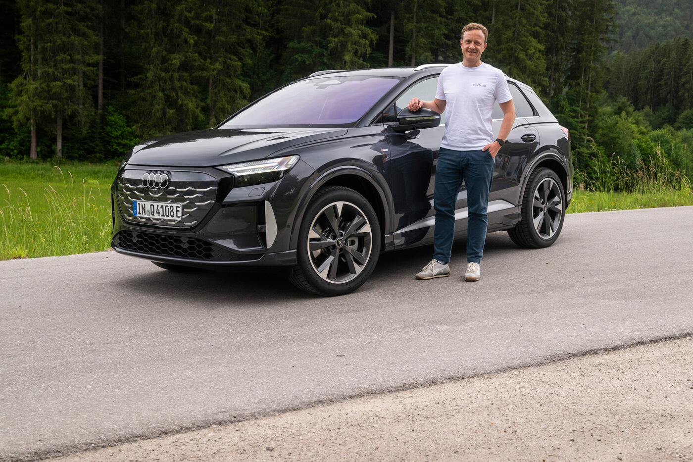 Audi q4 e tron facelift fahrbericht peter schwierz