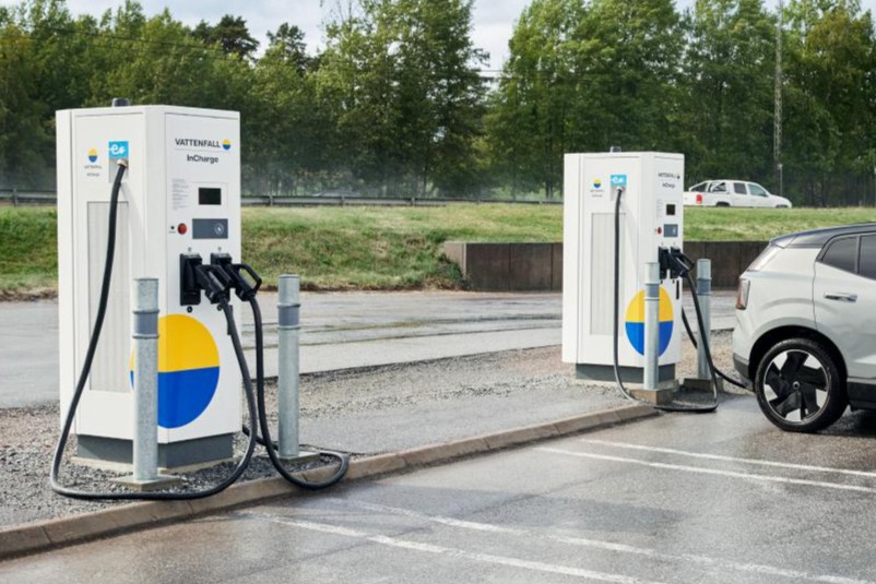 Vattenfall incharge ladestation charging station